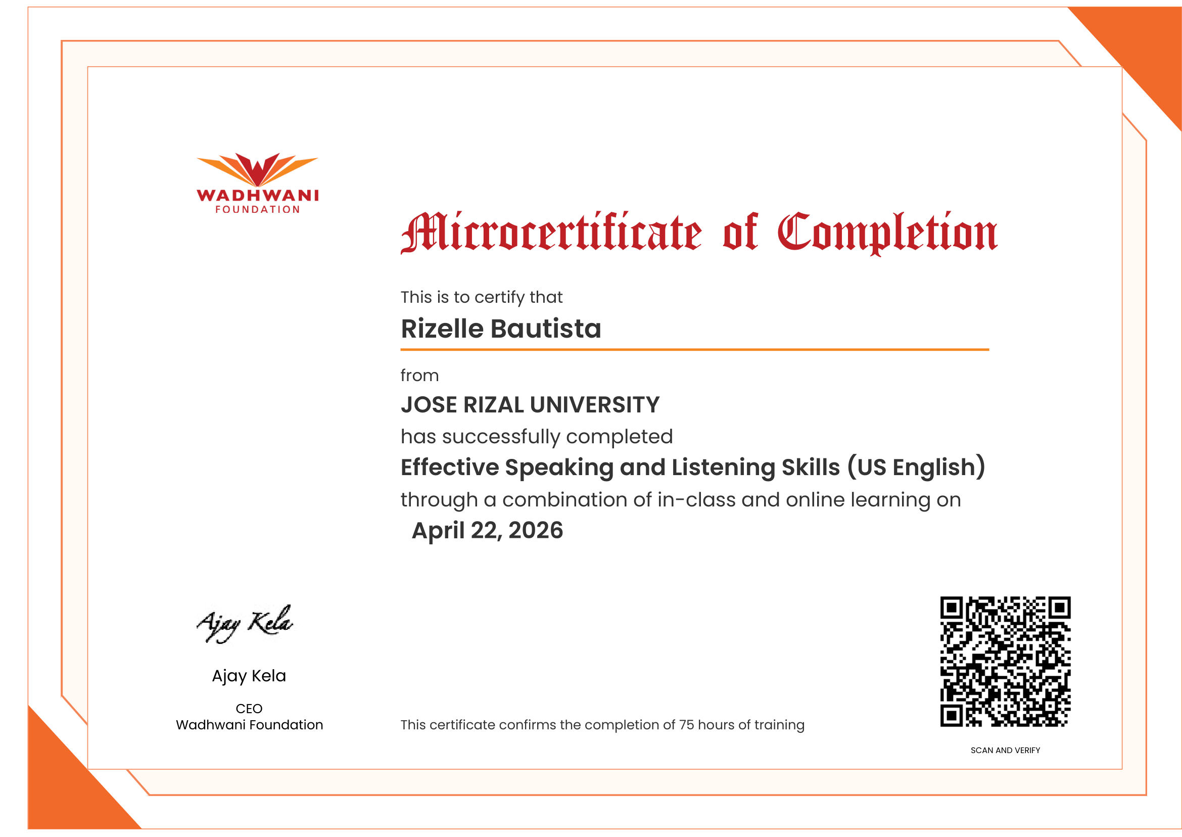 Effective Speaking and Listening Skills